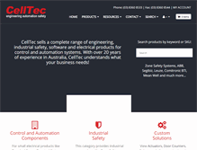 Tablet Screenshot of celltec.com.au